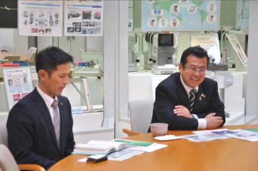 愛媛県西条市 新市長がご来社されました。