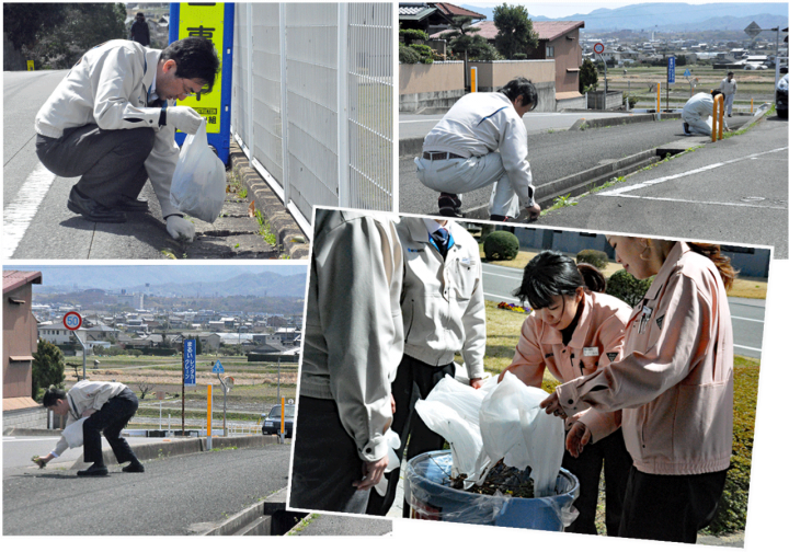 “地球掃除機の日”活動の様子