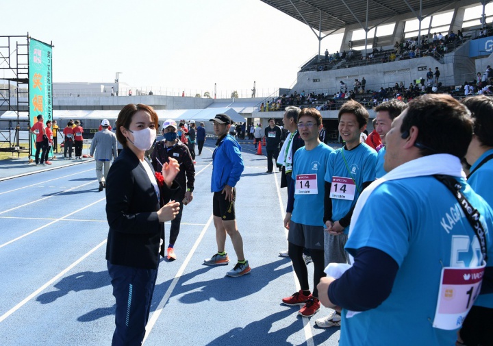 応援に駆け付けてくださった木内晶子さん