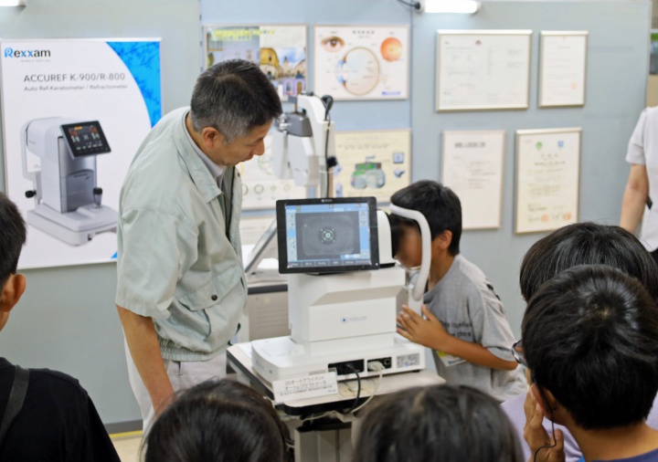 アイケア機器を体験