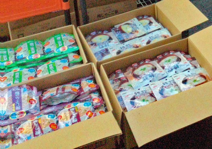 配布される保存食