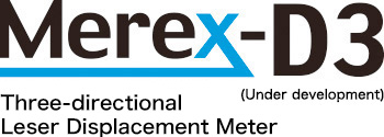 Three-directional Leser Displacement Meter Merex-D3