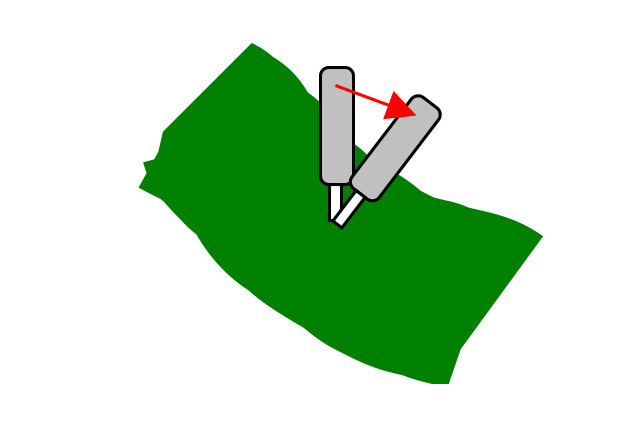 Surveying the displacement of inclination of constructions such as steel tower, and inclination/ slope. 