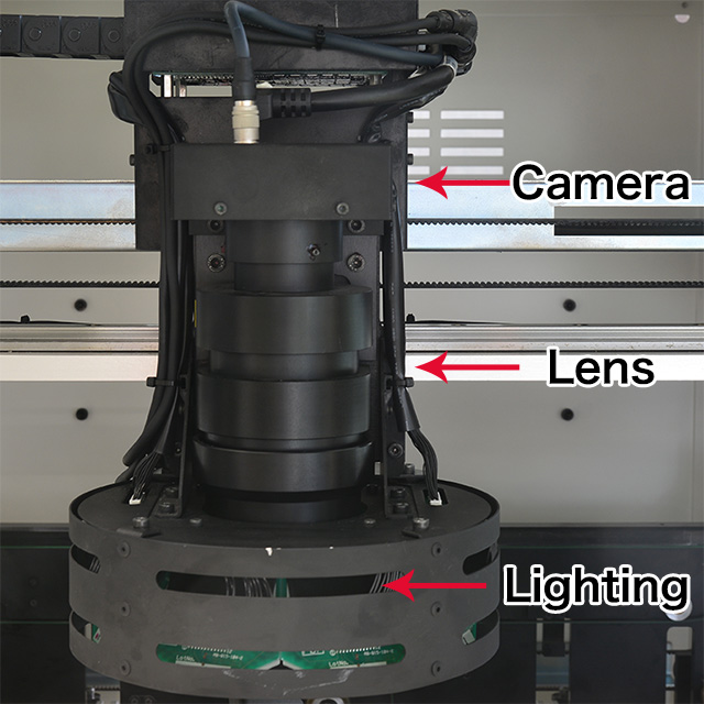 Combination of high-speed drive, high-speed imaging camera and high precision large-aperture lens, All of these are optimally and specifically designed. Achieved both performance and cost performance.